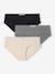Lot de 3 shorties de grossesse en coton bio ENVIE DE FRAISE rose pâle 1 - vertbaudet enfant 