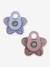Lot de 2 anneaux de dentition rafraichissant étoile FILABABBA bleu+rose 8 - vertbaudet enfant 