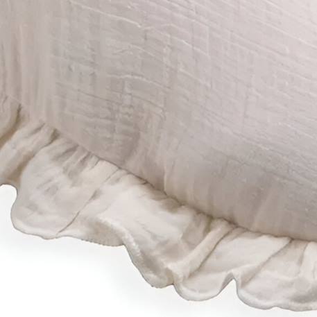 Coussin d'allaitement calm blanc Beige+Blanc 2 - vertbaudet enfant 