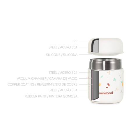 Thermos pour bouillies food thermy mini valencia Blanc 5 - vertbaudet enfant 