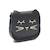 Sac bandoulière mina le chat Noir+Rose 4 - vertbaudet enfant 