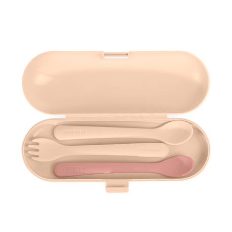 Set de couverts enfant valencia Blanc+Bleu+Rose 3 - vertbaudet enfant 