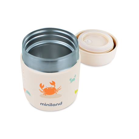 Mini thermos crabsy pour les repas Blanc 3 - vertbaudet enfant 