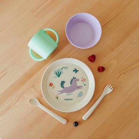 Set de vaisselle - DME - Licorne Blanc 2 - vertbaudet enfant 