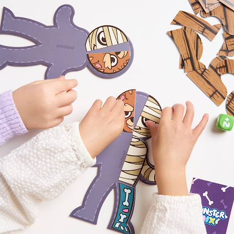jeu de société Monster Mix - Crée ton petit zombie VIOLET 6 - vertbaudet enfant 