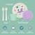 Set de vaisselle - DME - Licorne Blanc 5 - vertbaudet enfant 