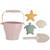 Set de plage rose (5 pièces) Rose, jaune, vert 1 - vertbaudet enfant 