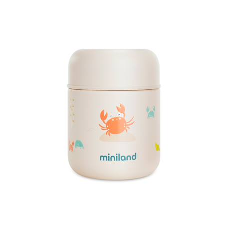 Mini thermos crabsy pour les repas Blanc 1 - vertbaudet enfant 