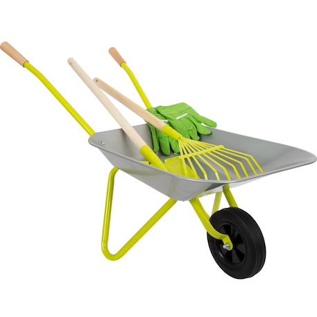 Brouette avec outils de jardin Gris 3 - vertbaudet enfant 