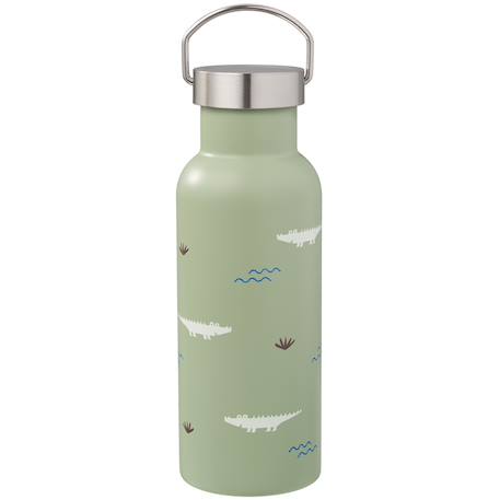 Gourde isotherme Blanc creme+Vert blanc+Vert eau 6 - vertbaudet enfant 