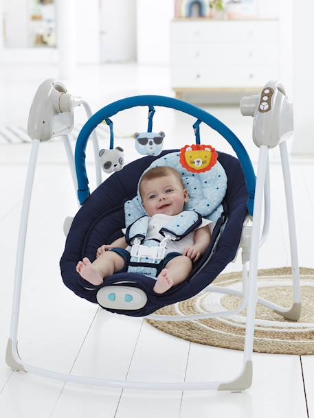 Balancelle avec arche de jeux Babyswing gris 11 - vertbaudet enfant 