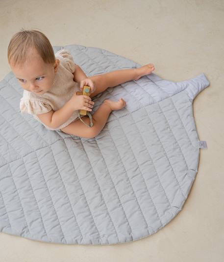 Tapis feuilles Gris+Rose 6 - vertbaudet enfant 