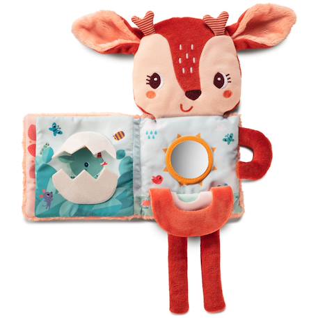 Livre doudou joe Orange, bleu, saumon 5 - vertbaudet enfant 