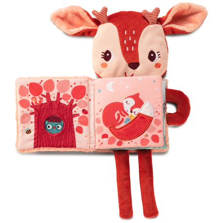 Livre doudou joe Orange, bleu, saumon 3 - vertbaudet enfant 