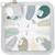 Tapis d'éveil petit éléphant Blanc, gris, vert d'eau 1 - vertbaudet enfant 
