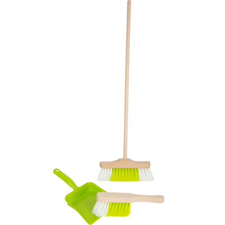 Set de nettoyage avec balai Vert 1 - vertbaudet enfant 