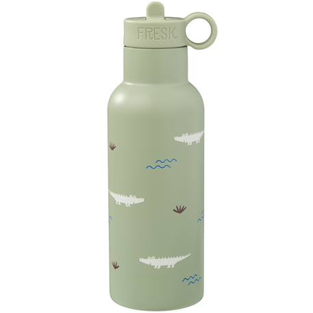 Gourde isotherme Blanc creme+Vert blanc+Vert eau 7 - vertbaudet enfant 