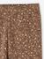 Lot de 2 leggings fille Basics indigo+kaki+marron imprimé+vert sauge 15 - vertbaudet enfant 