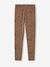 Lot de 2 leggings fille Basics indigo+kaki+marron imprimé+vert sauge 12 - vertbaudet enfant 