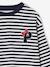 T-shirt fille rayé patch et noeud fantaisie manches longues rayé marine 4 - vertbaudet enfant 