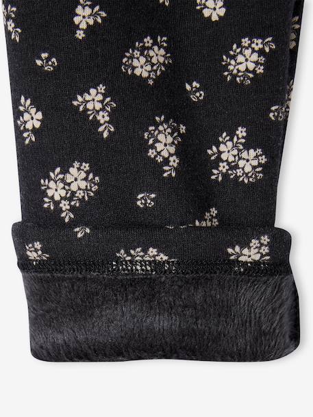 Lot 2 Leggings fille doublés maille polaire olive 7 - vertbaudet enfant 