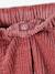 Pantalon fille velours forme loose Léopard+vieux rose 12 - vertbaudet enfant 