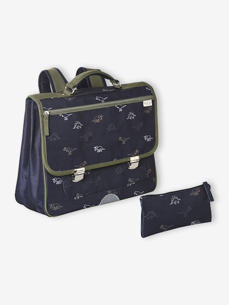 Cartable garçon + trousse dinosaures indigo 2 - vertbaudet enfant 