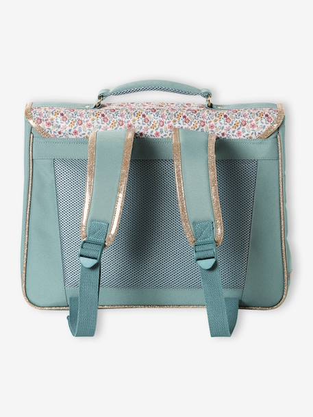 Cartable fille personnalisable + trousse imprimé fleuri Bergamotte vert sauge 7 - vertbaudet enfant 