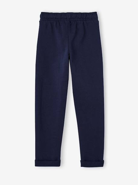 Pantalon garçon jogger en molleton encre+noir imprimé+vert sauge 2 - vertbaudet enfant 