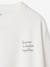 Tee-shirt crop top fille manches longues anthracite+écru 6 - vertbaudet enfant 