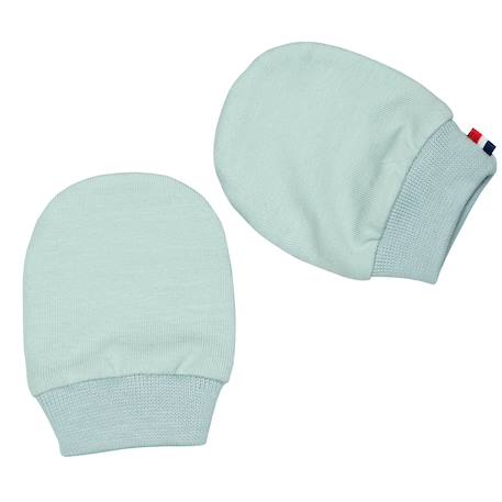 Moufles naissance en coton gants bébé anti griffures Beige+Blanc+Bleu+Écru+Rose+Vert 8 - vertbaudet enfant 