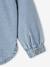 Chemise fille en jean forme loose bleu clair 6 - vertbaudet enfant 