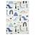 Tapis enfant tissé motif animaux dino Bleu 2 - vertbaudet enfant 