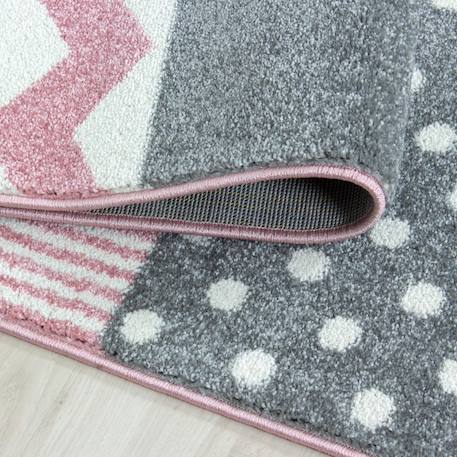 Tapis enfant tissé kid heart Rose 4 - vertbaudet enfant 