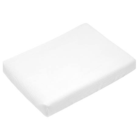 Housse de matelas à langer + éponge bambou jeanne Beige+Blanc+Bleu+Camel+Écru+Gris clair+Rose+Terracotta+Vert de gris 8 - vertbaudet enfant 