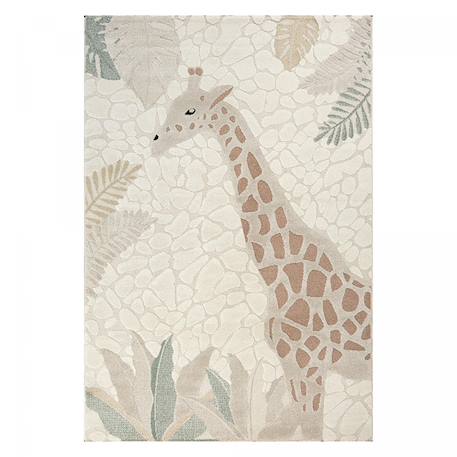 Tapis enfant girafe Crème 2 - vertbaudet enfant 