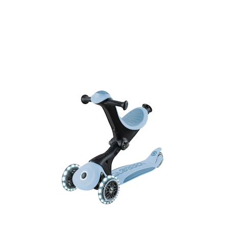 Trottinette évolutive go-up deluxe lights 360 essential Bleu ciel+Rose berry+Vert pistache 4 - vertbaudet enfant 