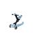 Trottinette évolutive go-up deluxe lights 360 essential Bleu ciel+Rose berry+Vert pistache 4 - vertbaudet enfant 