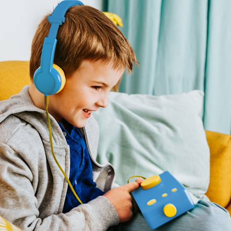 Casque audio - compatible avec Ma Fabrique à Histoires - pour enfants dès 3 ans Bleu+Violet 5 - vertbaudet enfant 