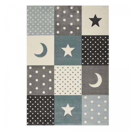 Tapis enfant tissé minikids Bleu 2 - vertbaudet enfant 
