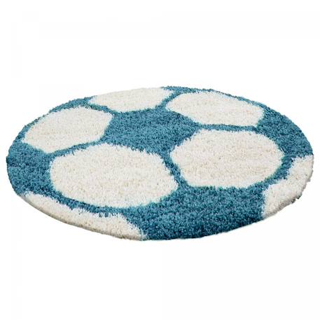 Tapis enfant tissé shaggy foot Autre+Bleu+Jaune+Noir+Rouge+Vert 2 - vertbaudet enfant 