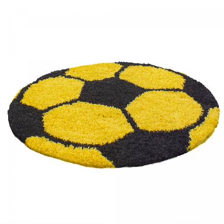 Tapis enfant tissé shaggy foot Autre+Bleu+Jaune+Noir+Rouge+Vert 14 - vertbaudet enfant 