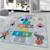 Tapis enfant  circus G Gris 1 - vertbaudet enfant 