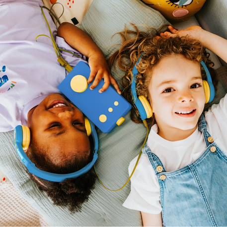 Casque audio - compatible avec Ma Fabrique à Histoires - pour enfants dès 3 ans Bleu+Violet 3 - vertbaudet enfant 
