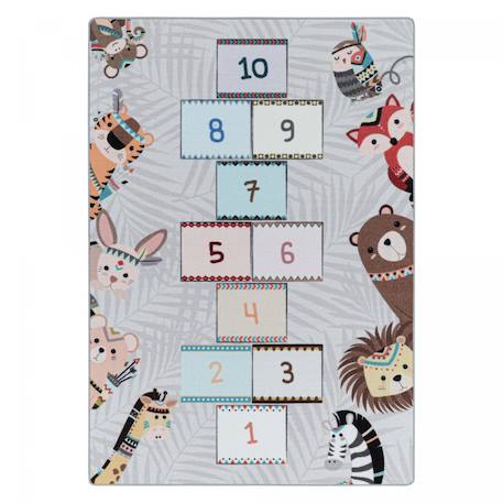 Tapis enfant marelle - husplay Gris 2 - vertbaudet enfant 