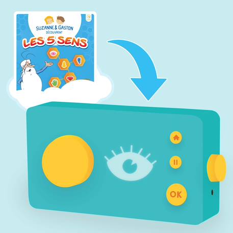 Pack 3 livres audio interactifs - Pack découverte avec Suzanne & Gaston dès 3 ans, 40 histoires à composer, 5h03 d'écoute MULTICOLORE 3 - vertbaudet enfant 