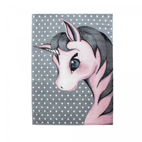 Tapis enfant tissé motif animaux kid dream Rose 2 - vertbaudet enfant 