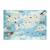 Tapis enfant tissé motif fresque le monde Bleu 2 - vertbaudet enfant 