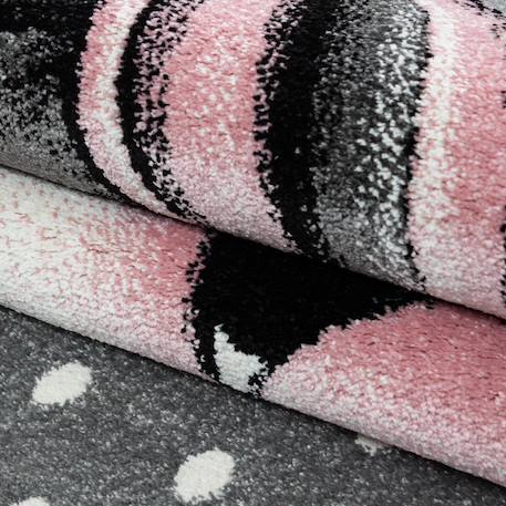 Tapis enfant tissé motif animaux kid dream Rose 4 - vertbaudet enfant 