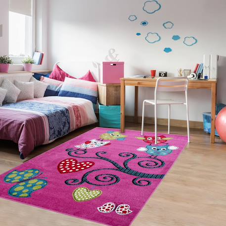 Tapis enfant tissé kid's Violet 1 - vertbaudet enfant 